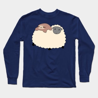 Sheep and Little Sloth Long Sleeve T-Shirt